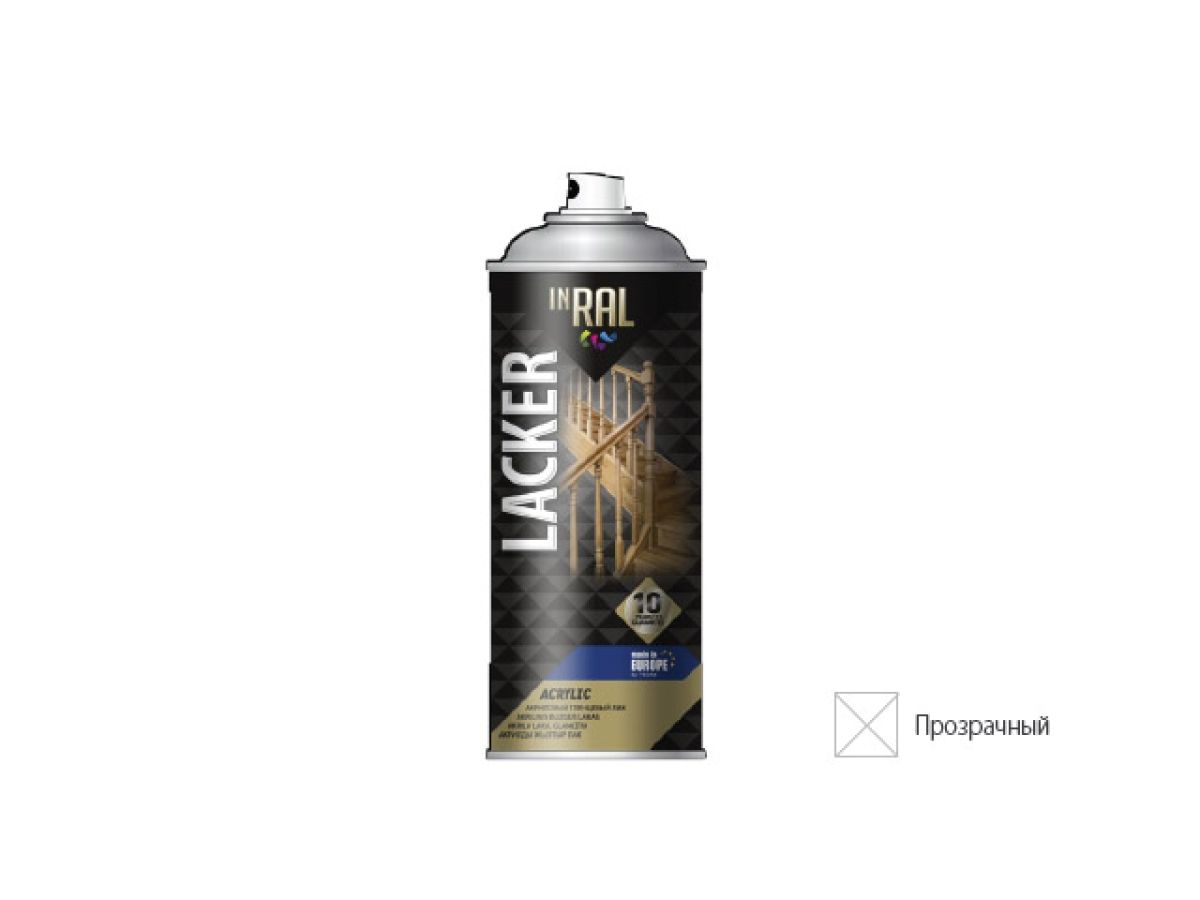 лак декоративный акриловый прозрачный inral lacker acryl 400мл 26-7-0-001 от BTSprom.by