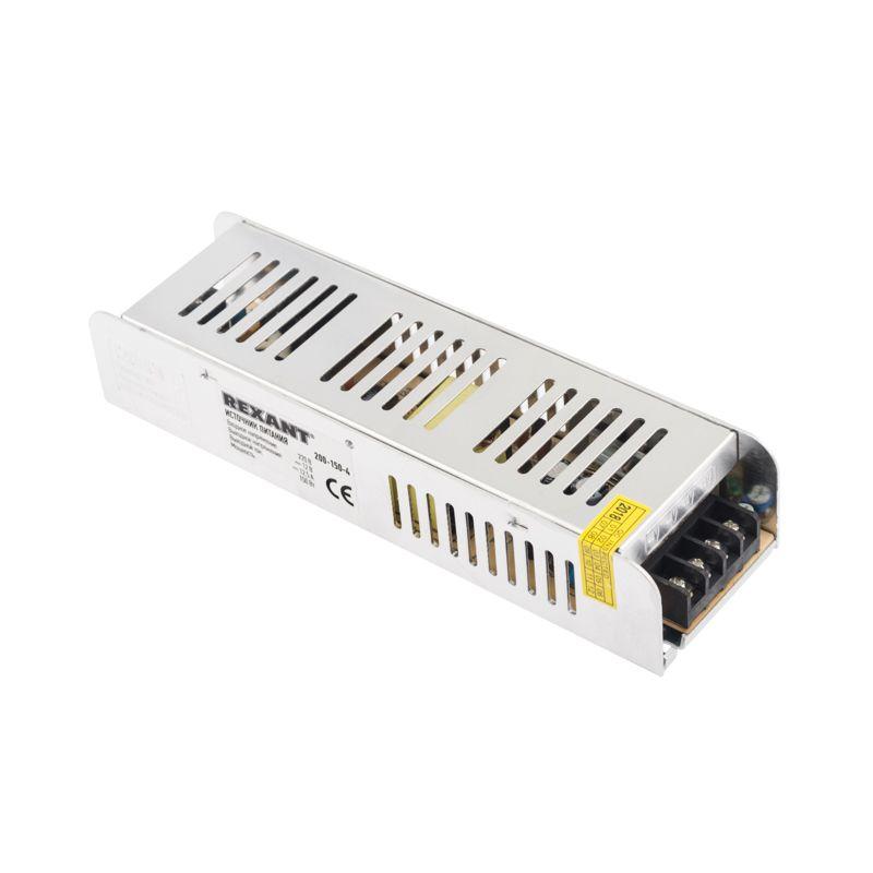источник питания для led модулей и линеек 12в 150вт с разъемами под винт ip23 rexant 200-150-4 от BTSprom.by