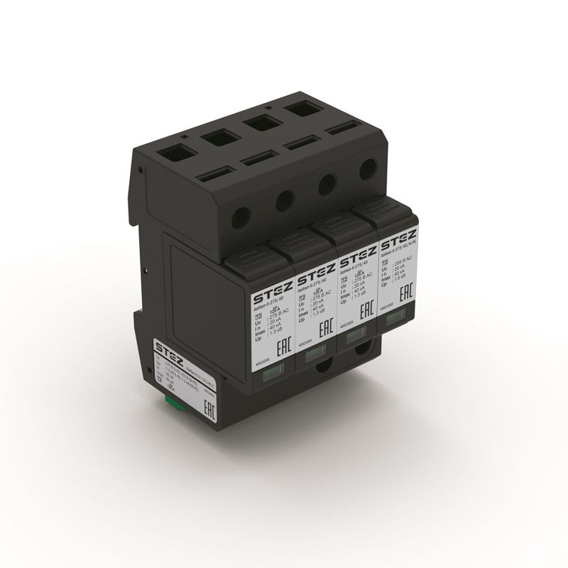 устройство защиты от импульсных напряжений класса 2 3 фазы n pe авимп-ii-3.1-275/40-с стэз 40020001 от BTSprom.by