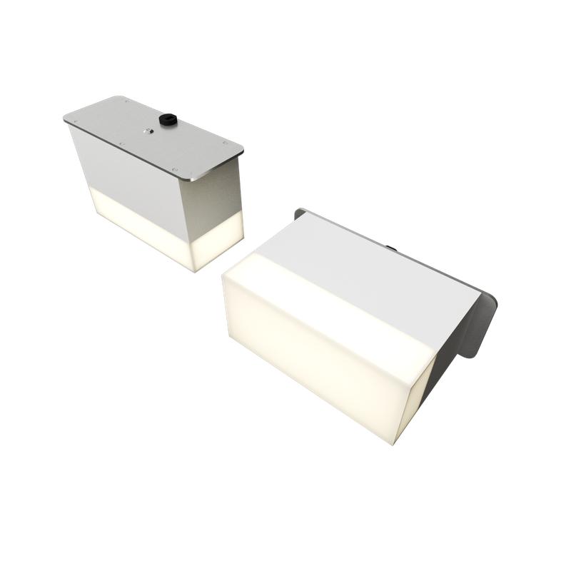 светильник светодиодный rve-lbx-lumo20-plaza5010010-2-gr квадрат грильято 2шт 40х90х60мм 14вт встраиваемый 4000к бел. rvelektro rve00003243 от BTSprom.by