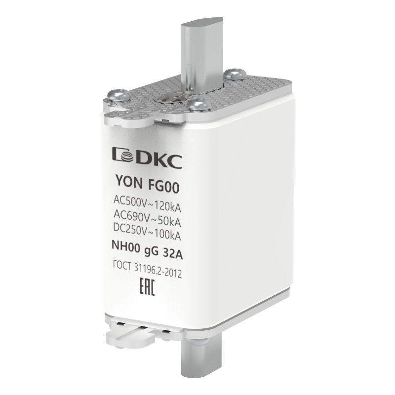 предохранитель yon ножевого типа fg00 с одинарной индикацией 32а dkc 1fg00-0032 от BTSprom.by