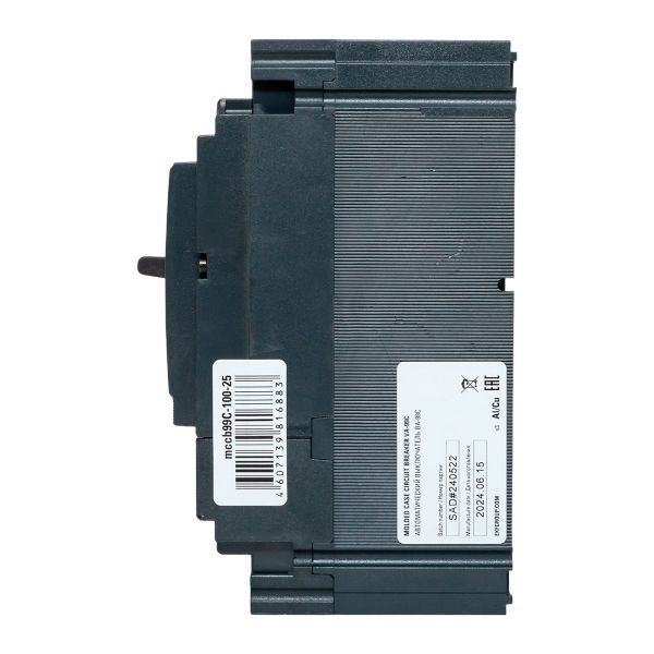  Выключатель автоматический 3п 100/25А 36кА ВА-99C Compact NS PROxima EKF mccb99C-100-25 фото в каталоге от BTSprom.by