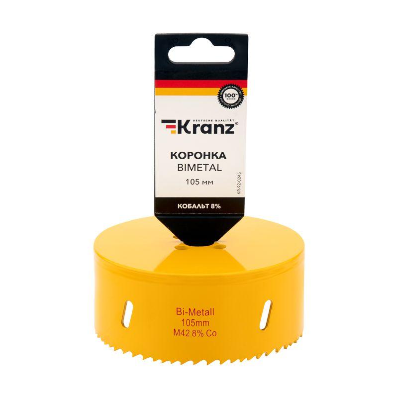  Коронка Bimetal 105мм Kranz KR-92-0245 фото в каталоге от BTSprom.by