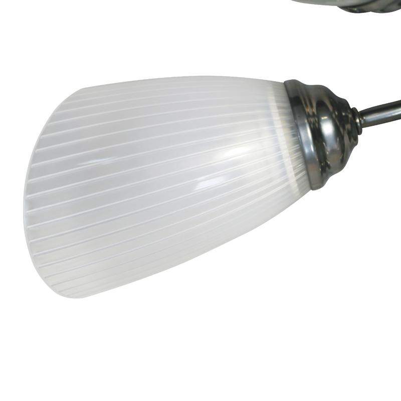  Светильник "Бона" 151 (плафон П0476) НПБ 01-5х60-130 Е27 ИУ хром Элетех 1005404417 фото в каталоге от BTSprom.by