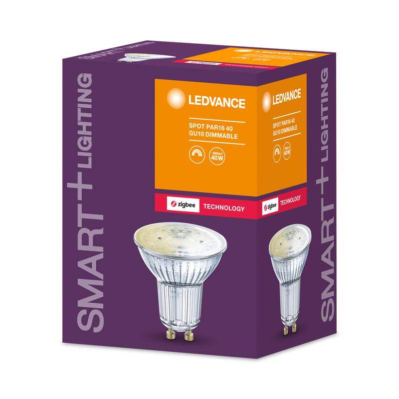 лампа светодиодная smart+ spot gu10 dimmable 5вт 220-240в 45град. gu10 ledvance 4058075208452 от BTSprom.by