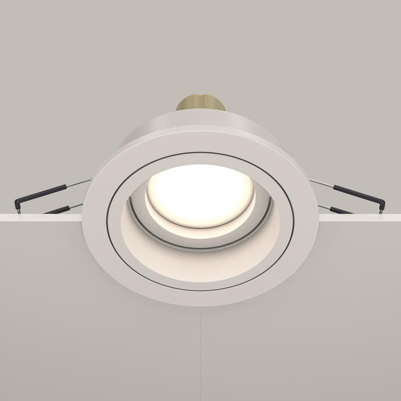  Светильник Atom 10Вт GU10 встраив. Maytoni DL025-2-01W фото в каталоге от BTSprom.by