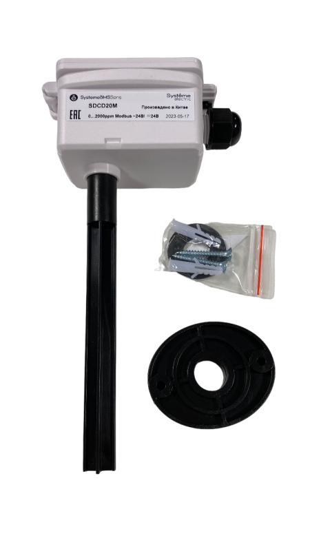 датчик co2 канальный rs485 145мм 24в se sdc d20m от BTSprom.by датчик co2 канальный rs485 145мм 24в se sdc d20m от BTSprom.by