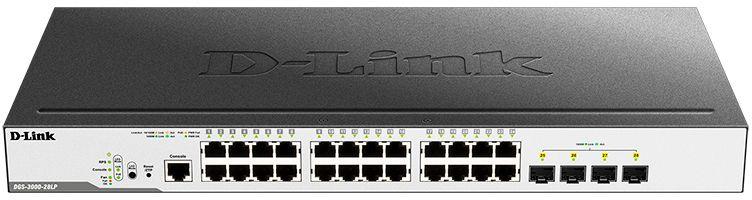 коммутатор управляемый dgs-3000-28lp dgs-3000-28lp/b1a 24g 4sfp 24poe 193вт d-link 1605765 от BTSprom.by
