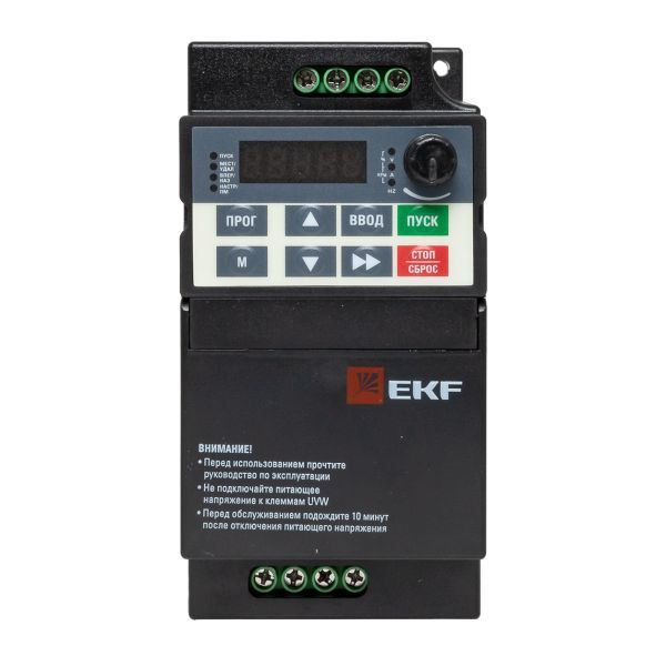  Преобразователь частоты 0.75кВт 1х230В VECTOR-80 Basic EKF VT80-0R7-1 фото в каталоге от BTSprom.by