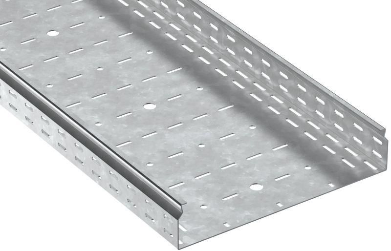 Лоток листовой перфорир. 80х400 L2500 сталь 1.5мм HDZ ESCA 7 IEK CLP10-080-400-150-D25-HDZ от BTSprom.by