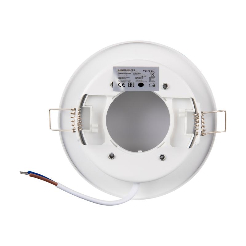  Светильник встраиваемый 270 1х15Вт GX53 IP20 Voltega DL-VGL086-GX53-RD-W фото в каталоге от BTSprom.by
