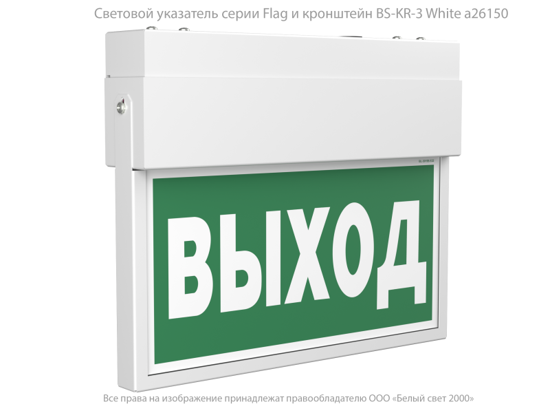 указатель световой bs-flag-10-s1-elon централиз. электропитания белый свет a17019 от BTSprom.by