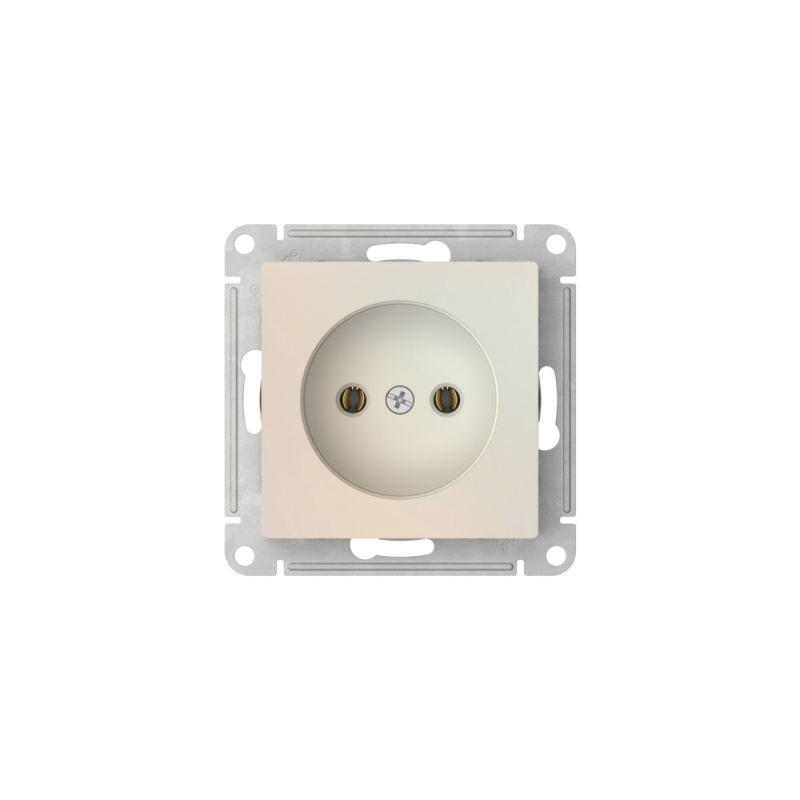  Розетка AtlasDesign 16А без заземл. без шторок быстрозажим. клем. механизм жемчуж. SE ATN000441S фото в каталоге от BTSprom.by