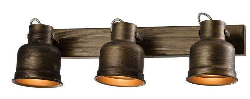 светильник настенно-потолочный спот inessa 7035-703 3хe27 40вт поворотный rivoli б0052449 от BTSprom.by