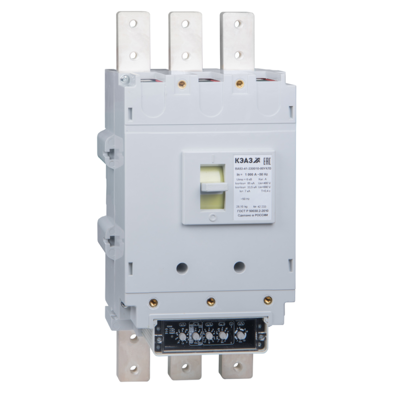 выключатель автоматический 630а ва53-41-330010 ухл3 690в ac кэаз 150847 от BTSprom.by