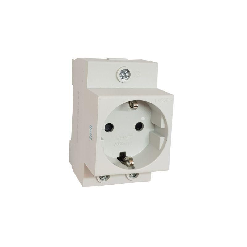 розетка ac 30-111 с заземл. контактом на din-рейку (r) chint 775001 от BTSprom.by