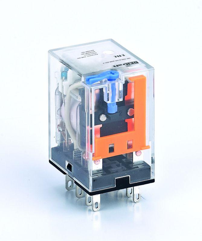 реле промежуточное пр-102 5а 220в dc 2 конт. с led-индикацией и test фукц. dekraft 23849dek от BTSprom.by