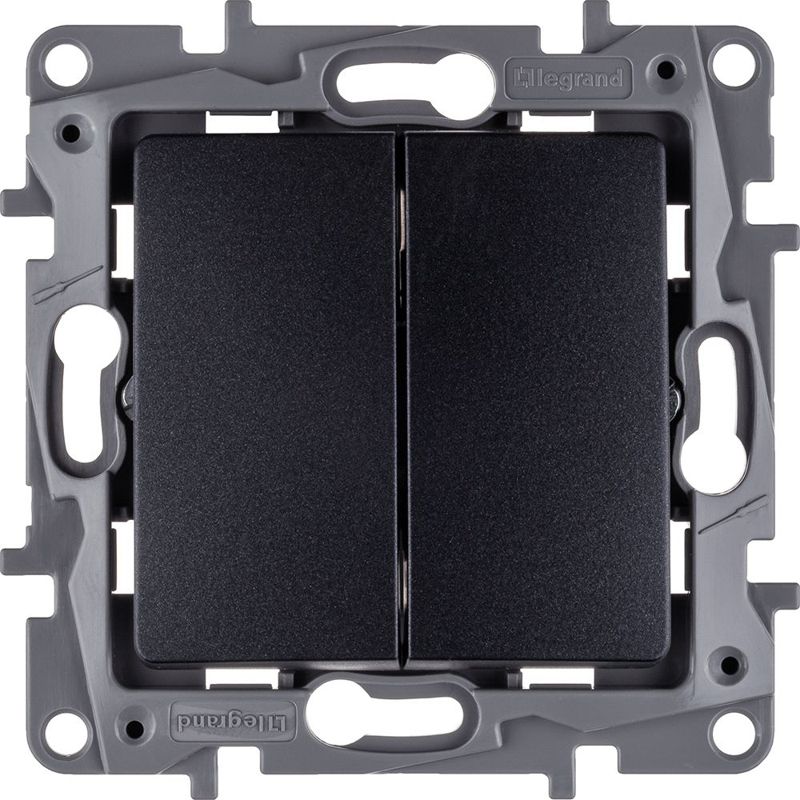  Выключатель 2-кл. СП Etika 10А IP20 250В 10AX авт. зажимы механизм антрацит IEK 672602 фото в каталоге от BTSprom.by