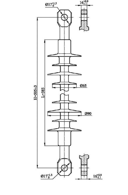 изолятор линейный полимерный лк-70/35-и-3сс (б3) insta 00003400 от BTSprom.by