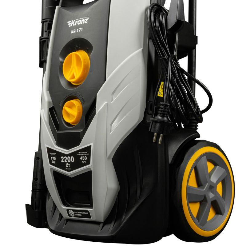  Мойка высокого давления KR-171 2200Вт 450л/ч 170 Бар Kranz KR-16-1269 фото в каталоге от BTSprom.by