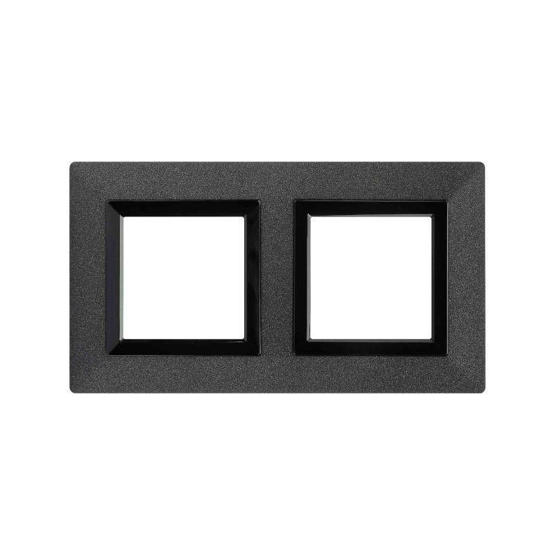 рамка 2-м 4мод. avanti метал. графит. dkc 4407854 от BTSprom.by
