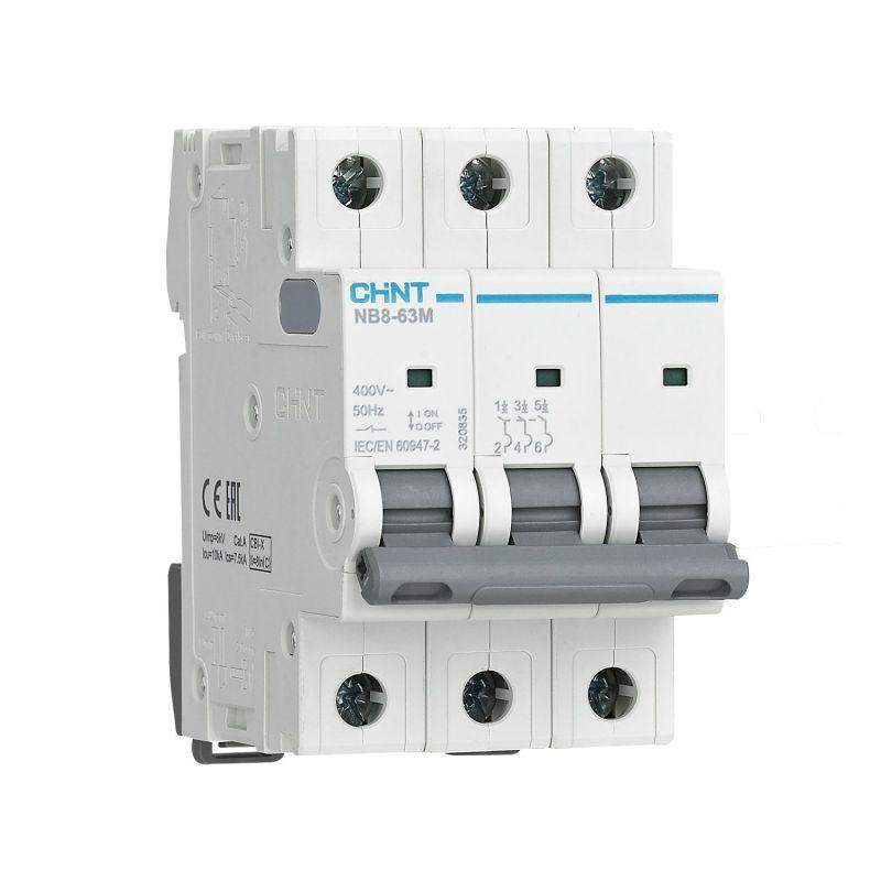 выключатель автоматический nb8-63m 3п 25а 12in (d) (r) chint 320844 от BTSprom.by