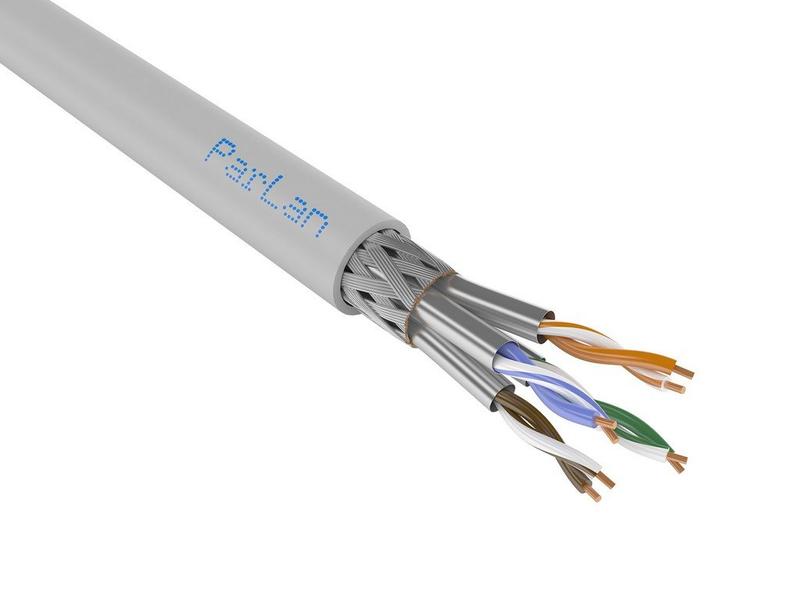 кабель витая пара parlan s/ftp кат.6a 4х2х0.57 pvc (lan) для структурир. систем связи (м) тпд паритет 249856 от BTSprom.by