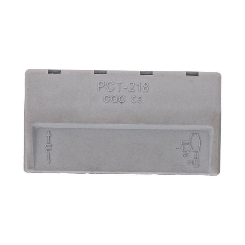  Клемма универсальная СМК 222-418 8-проводная сер. 0.08-2.5/4кв.мм Rexant 07-5258-4 фото в каталоге от BTSprom.by