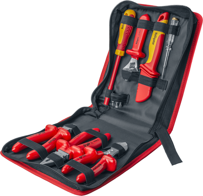 набор инструмента 93 435 nht-ind06-h12 диэлектр. (12 предметов) navigator 93435 от BTSprom.by