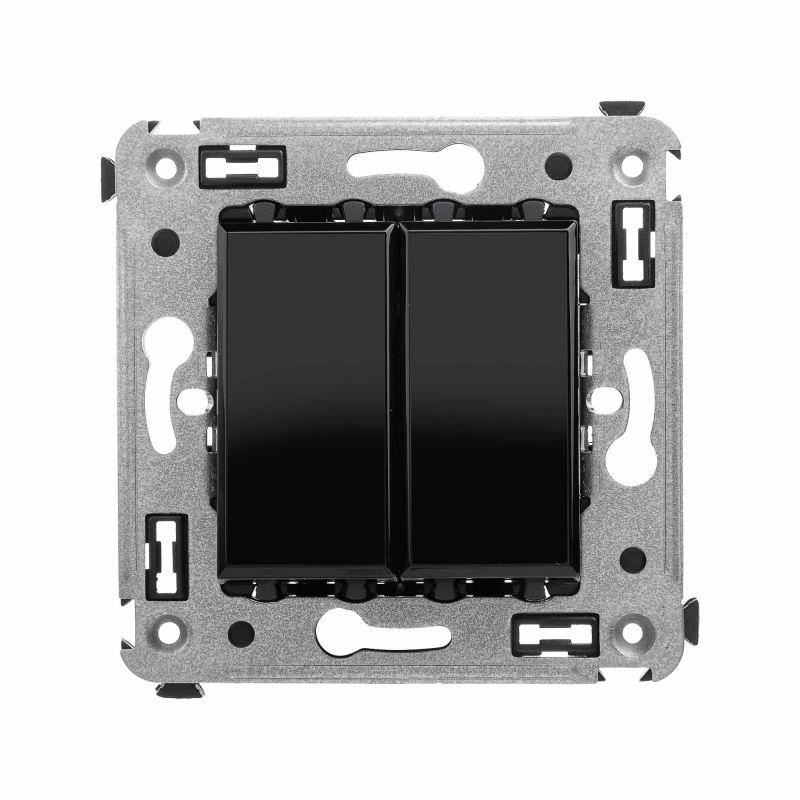 кнопка 2-кл. сп "avanti" "черный квадрат" dkc 4402154 от BTSprom.by