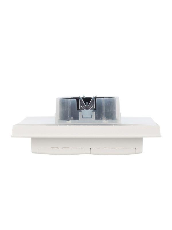  Розетка 2-м СП BRITE РСбш12-3-44-БрЖ 16А в сборе IP44 с крышкой жемчуж. IEK BR-R26-16-44-K36-F фото в каталоге от BTSprom.by