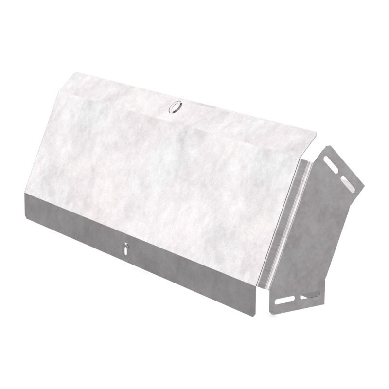 Угол для лотка вертикальный внешний 45град. 600х100 с крышкой Стандарт Промрукав PR16.0582 от BTSprom.by