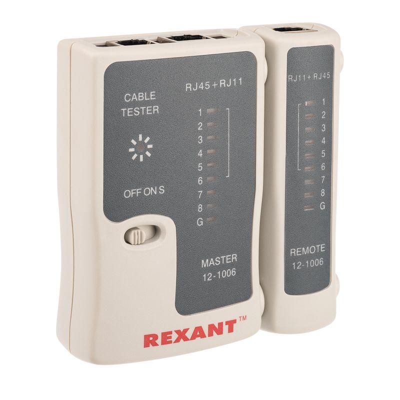 тестер кабеля rj45+rj11 (ht-c004) (tl-468) rexant 12-1006 от BTSprom.by