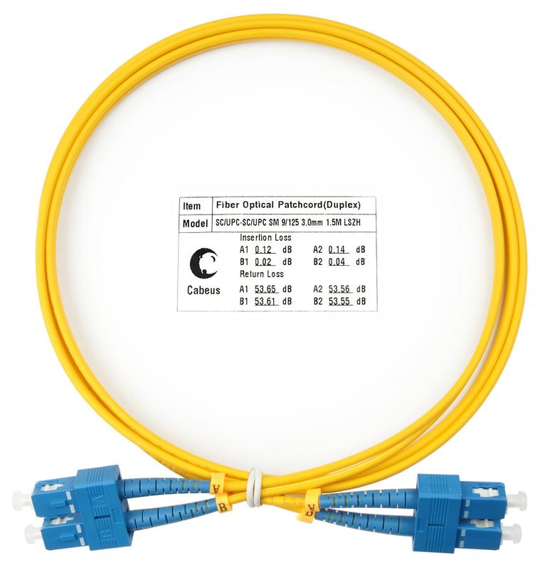 шнур оптический fop(d)-9-sc-sc-1.5m duplex sc-sc 9/125 sm 1.5м lszh cabeus 7539c от BTSprom.by