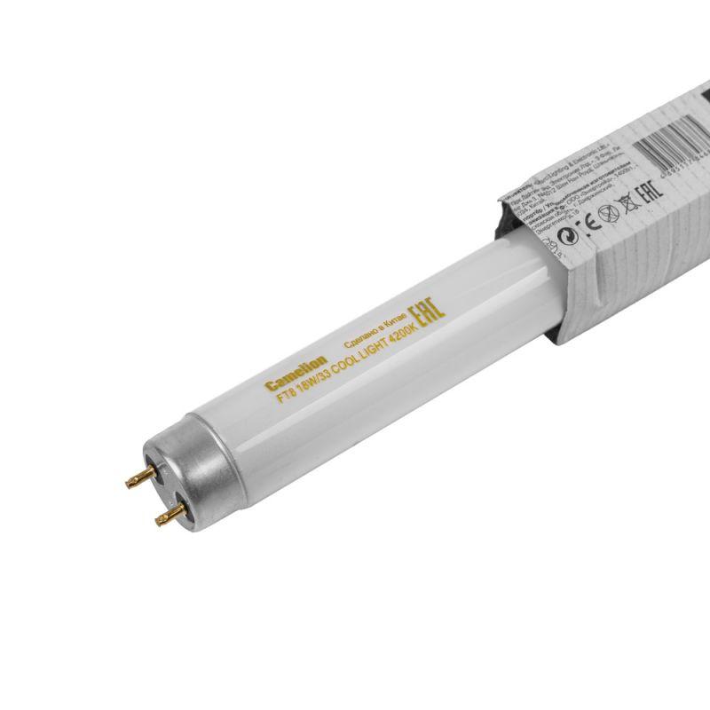 Лампа люминесцентная FT8-18W/33 18Вт T8 4200К G13 Camelion 5875 фото в каталоге от BTSprom.by