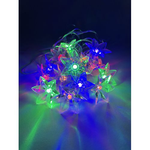  Гирлянда светодиодная "Нить Цветы" 3м 15LED 8 режимов 220В IP20 мультиколор ЭРА Б0041896 фото в каталоге от BTSprom.by