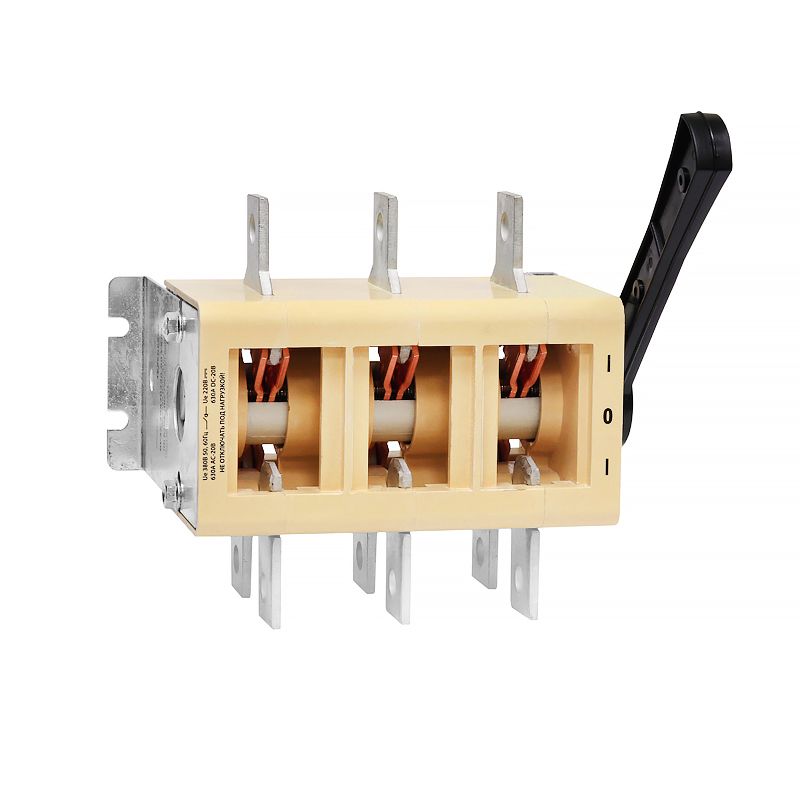 выключатель-разъединитель 3п 630а вр32-39 а 70220-00 ухл3 ip00 два направления несъемная боков. рукоятка электротехник et276979 от BTSprom.by