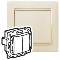выключатель 2-кл. сп valena 10а ip31 механизм сл. кость (diy-упак.) iek 695605 от BTSprom.by