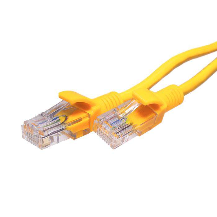 патч-корд utp 5e 4х2 26awg (7х0.16мм) cu lszh 3м желт. suprlan 10-0164 от BTSprom.by