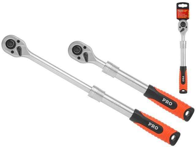 трещотка 1/2" 72зуб. 300-450мм телескоп. pro startul (pro-47012) pro-47012 от BTSprom.by