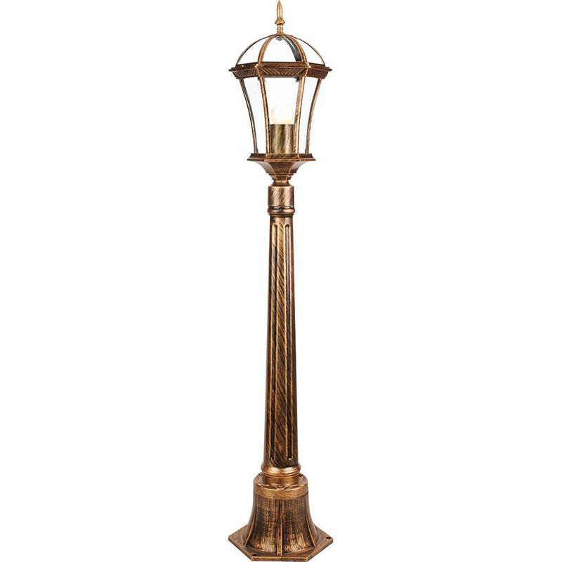 светильник садово-парковый 60вт 230в e27 205х180х1050мм черн. зол. pl626 feron 11619 от BTSprom.by