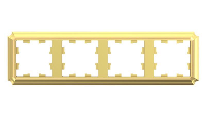 рамка 4-м atlasdesign antique универс. зол. se atn101604 от BTSprom.by