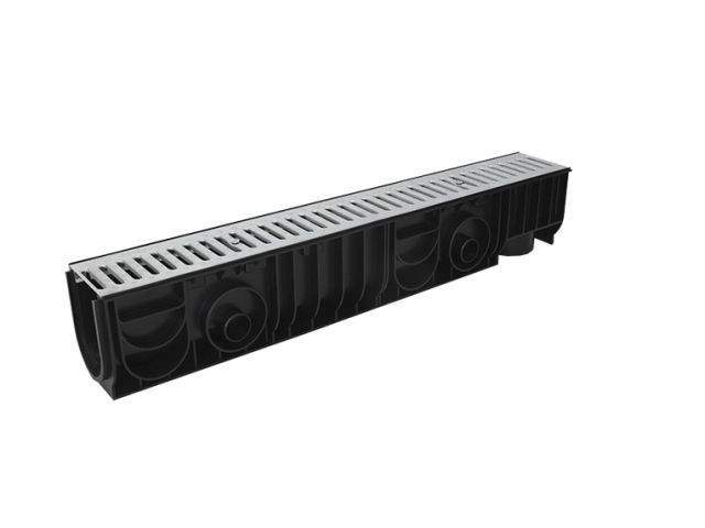 лоток standart 100.175 h179  с решеткой стальной, ecoteck, рб (кл. а15) ди16105000 от BTSprom.by