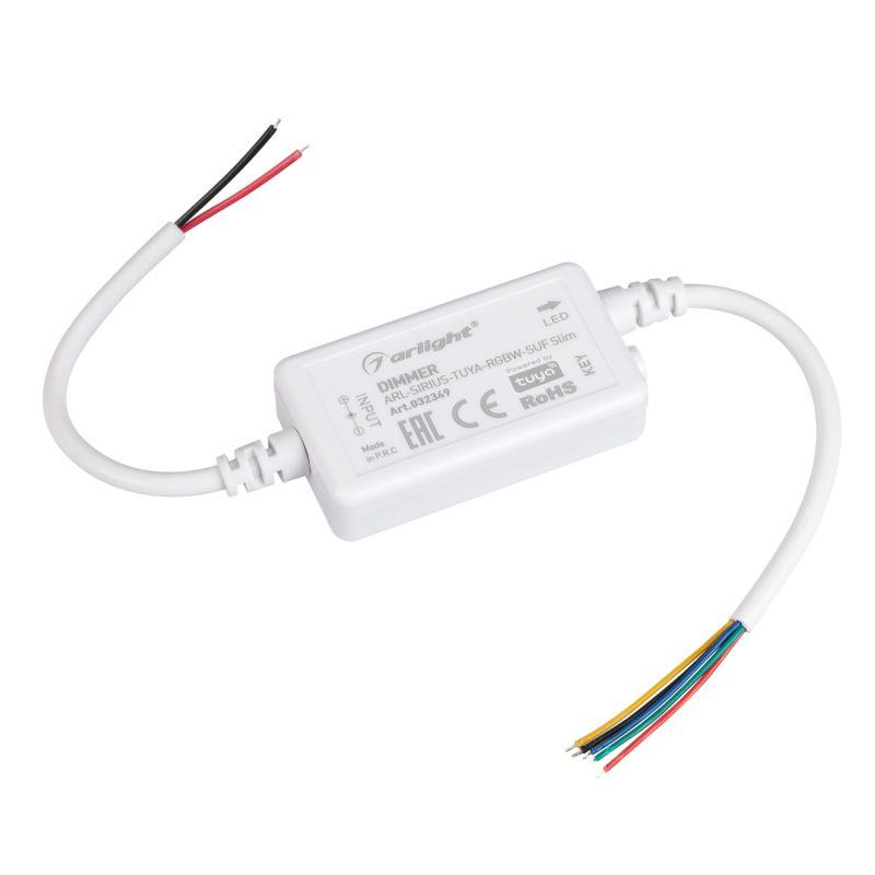 диммер arl-sirius-tuya-rgbw-suf slim (12-24в 4х1.5а 2.4g) (ip20 пластик) arlight 032349 от BTSprom.by