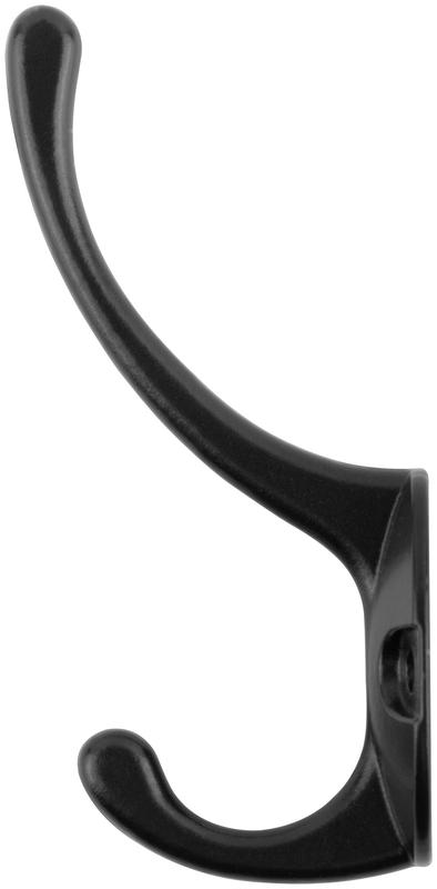  Крючок-вешалка двойн. черн. 6687 фото в каталоге от BTSprom.by