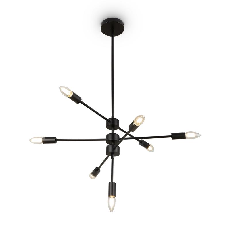  Светильник Firefly 60Вт E14х7 IP20 подвесной Freya FR5338PL-07B фото в каталоге от BTSprom.by