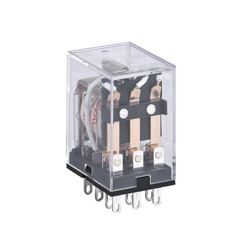реле промежуточное jzx-22f(d) 3 конт. с инд. led 5а 220в ac (r) chint 285202 от BTSprom.by