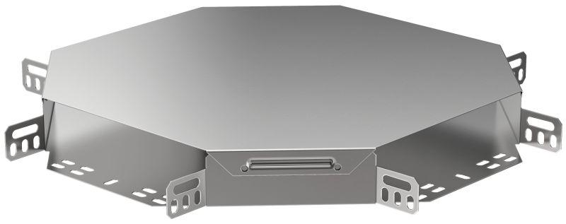 Ответвитель для лотка 50х200мм Х-образ. IEK CLP1X-050-200 от BTSprom.by