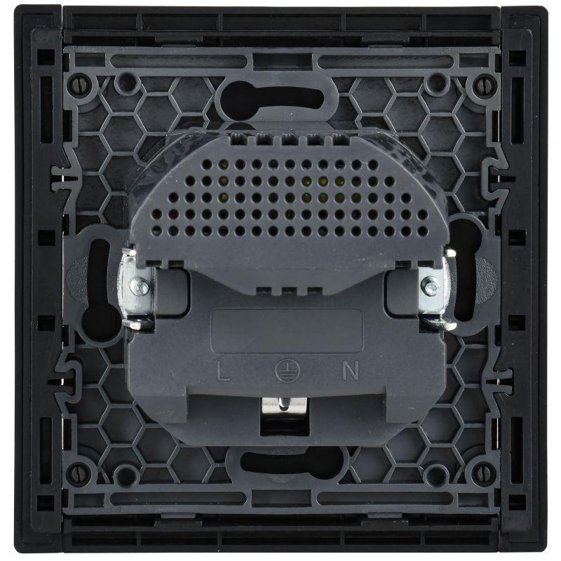  Розетка FORTE&PIANO FP147 16А USB A+C 18Вт с заземл. защ. шторки винт. крепл. черн. IEK FP-R14-16-U22-018-K02 фото в каталоге от BTSprom.by