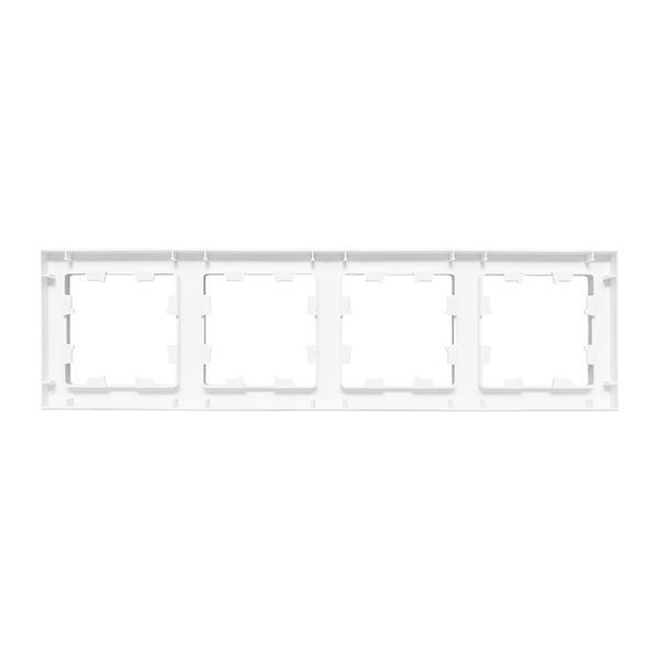  Рамка 4-м Эпика пластик бел. EKF UP1-FPW-04 фото в каталоге от BTSprom.by